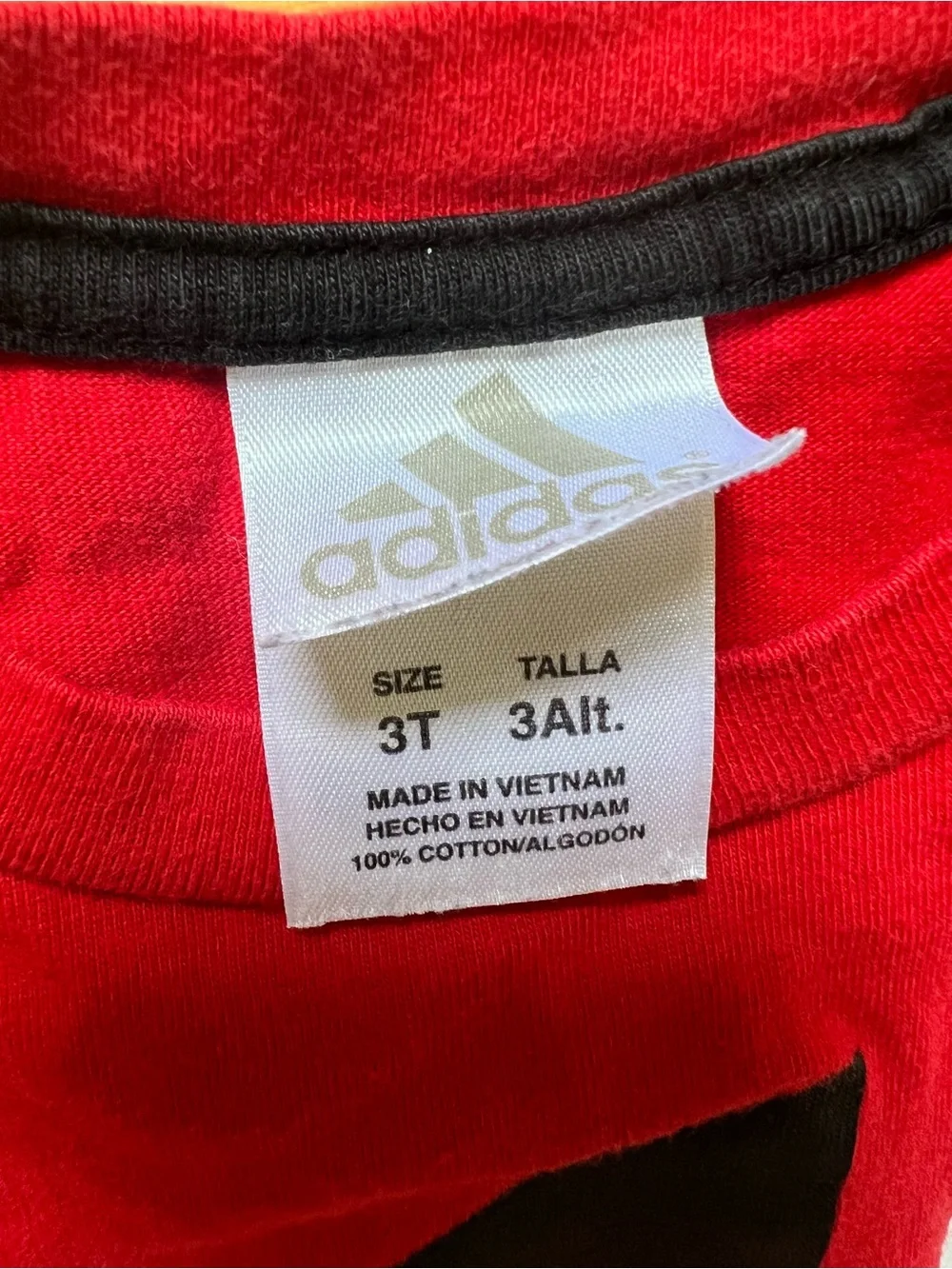 Nike 3T Red & Gray Kids Track Jacket + Pants Set plus red Adidas Shirt - Picture 7 of 7